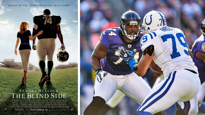 Oher's pre-NFL career inspired a hit movie.